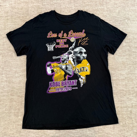 kobe‎ bryant Memorial T Shirt Men's L Black Mamba 1978-2020 - Picture 1 of 3